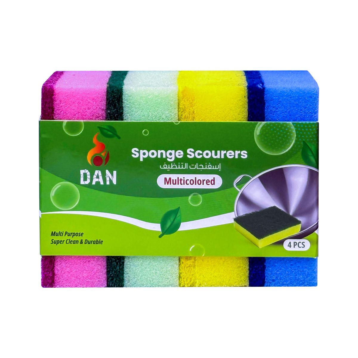 SPONGE SCOURERS -4PCS